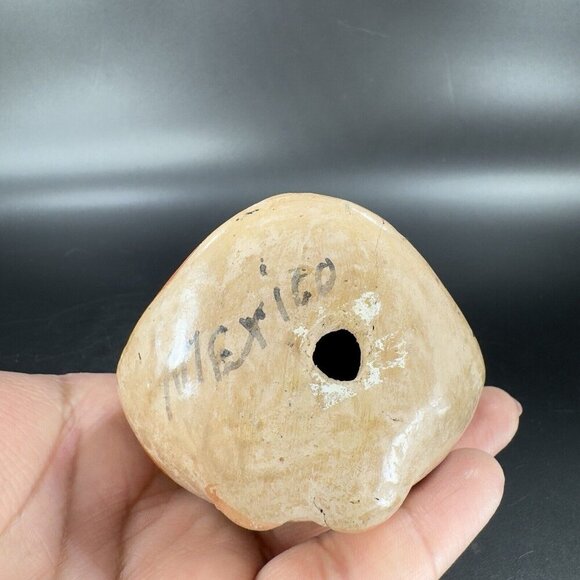 Mexico Pottery Bird Owl Whimsical Figurine Decor Hand Painted Figure Vintage - Picture 7 of 16